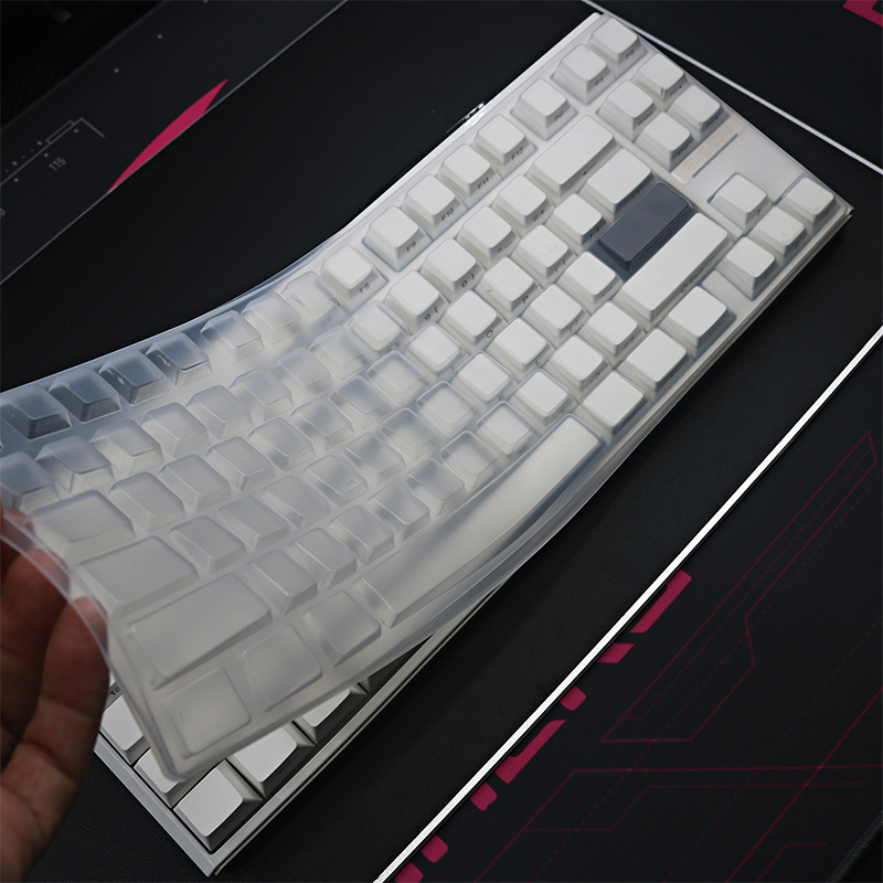 天翅键盘膜适合wooting80 he键盘保护膜硅胶防尘套防水罩子