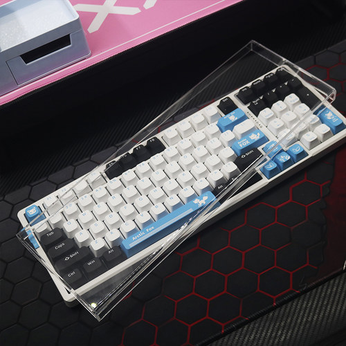 天翅亚克力机械键盘罩适合VGN V98 PRO V3 V2防尘防猫毛踩踏空气罩