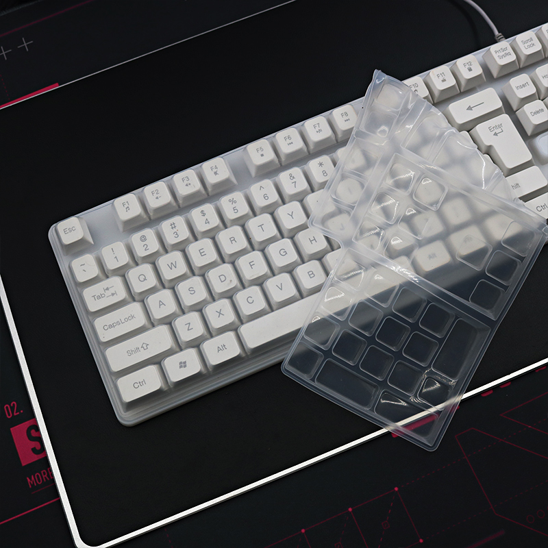 天翅键盘膜适合AOC KM100键盘保护膜硅胶防尘套键盘罩子