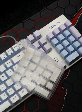 天翅键盘膜适合惠普GK400F GK110 K500 K10G GK100机械键盘保护膜防尘垫罩