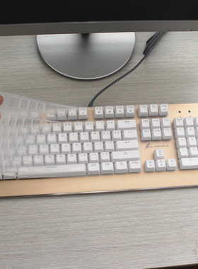 升派 铠甲 GT104 TT104键游戏机械键盘保护膜防尘防水套 硅胶软膜防尘防水硅胶键盘套配件凹凸罩子防护垫装备