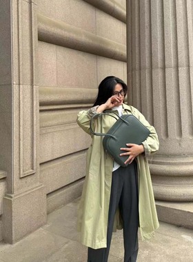 大号长柄方包文艺老电影oldmoney知识份子风格通勤头层牛皮单肩包