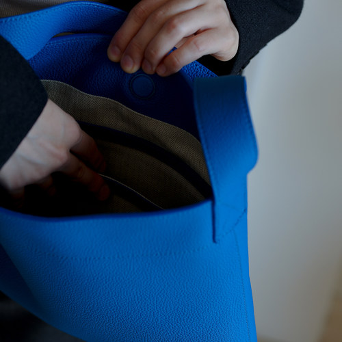 真皮包法式极简艺术腋下通勤