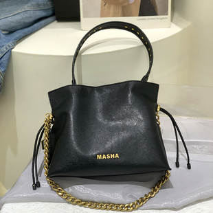 玛莎秋冬福袋包复古美拉德小众抽绳设计手提云朵包流行款单肩斜挎