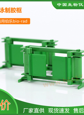 wb绿色夹胶框通用伯乐bio-rad1653304电泳制胶框架子玻璃框国产