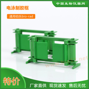 rad1653304电泳制胶框架子玻璃框国产 wb绿色夹胶框通用伯乐bio