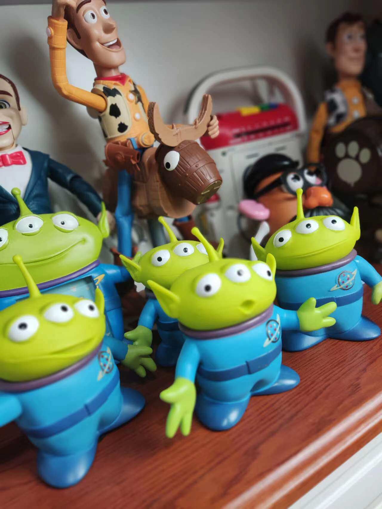 세 눈의 소년 그림 토이 스토리 인형 인형 장식 외계인 인형 외계인 어린이 장난감