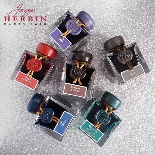 J.Herbin1670系列金粉8色彩墨