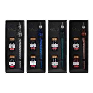 法国Jacques HERBIN 墨水玻璃笔套装 搭配D系列墨水