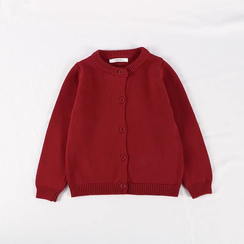 儿童加厚针织毛衣开衫外套