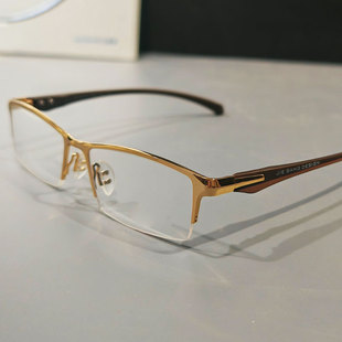 200 150 300度 100 近视眼镜男有度数防蓝光半框近视镜配散光成品