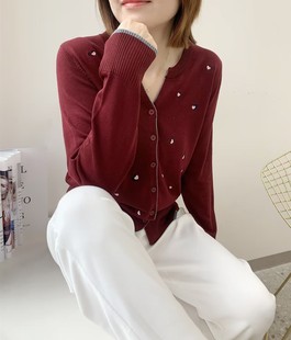 天丝优质美洋精品针织衫 上市2025年秋季 新款 奥斯飞尔设计感长袖