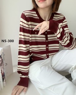 天丝优质美洋精品针织衫 上市2025年秋季 新款 奥斯飞尔设计感长袖