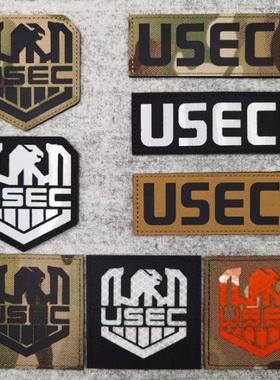 爬离塔科夫周边阵营臂章魔术贴软胶徽章户外BEAR USEC战队包章
