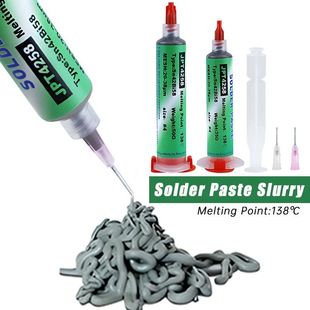 低温焊锡膏SOLDER PASTE Sn42Bi58熔点138℃适用电子维修SMD焊接