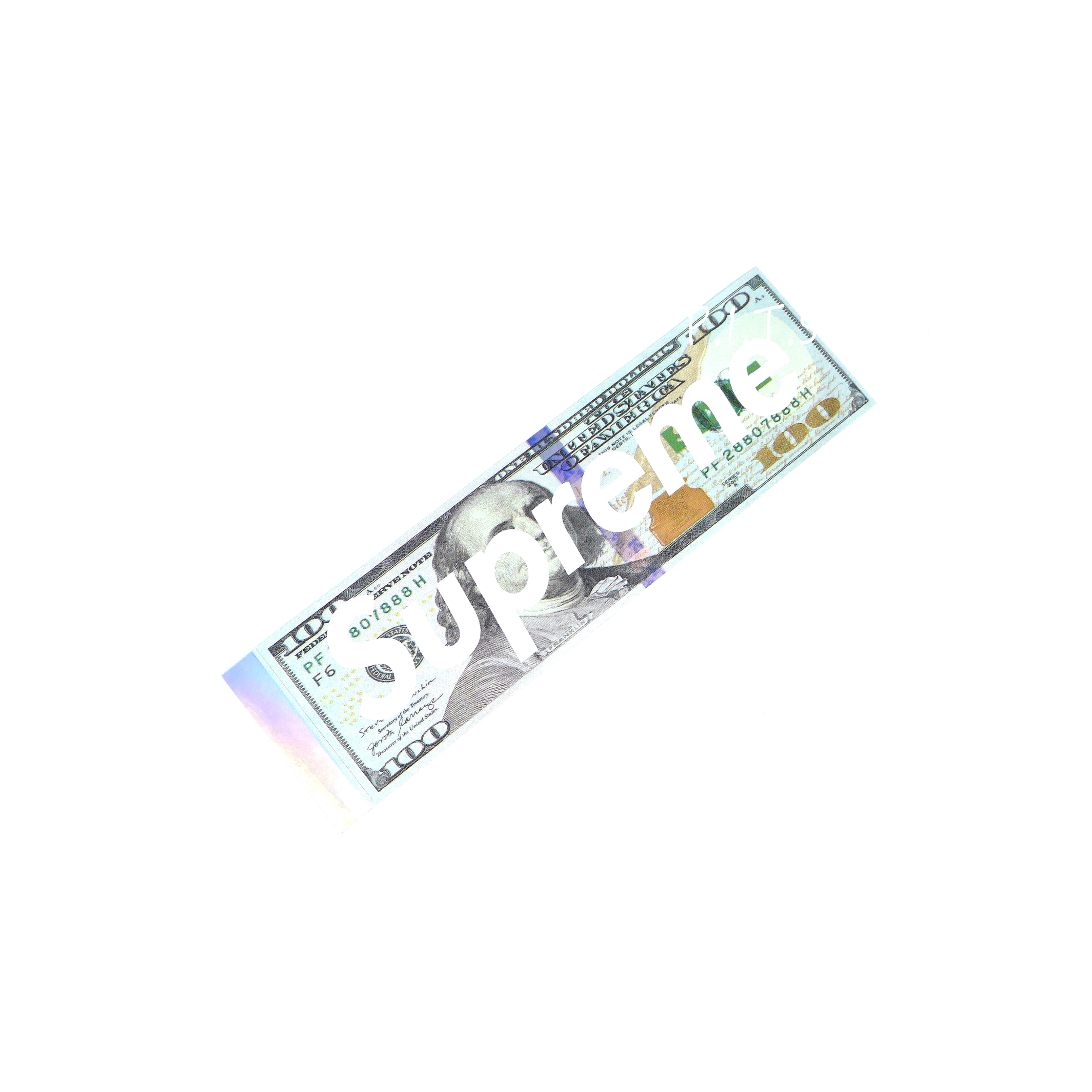 thumbnail for Supreme 25Fw Dollar Box Logo Sticker Dollar Sticker Bogo