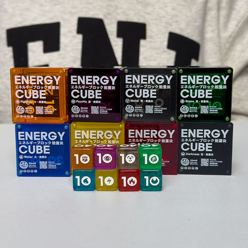 PTCG伤害指示物能量块自制DIY色子骰子对战笑笑回来喽属性盲盒