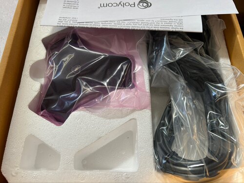 Polycom宝利通视频会议Group310 500 550 700全向麦克风含7.6线