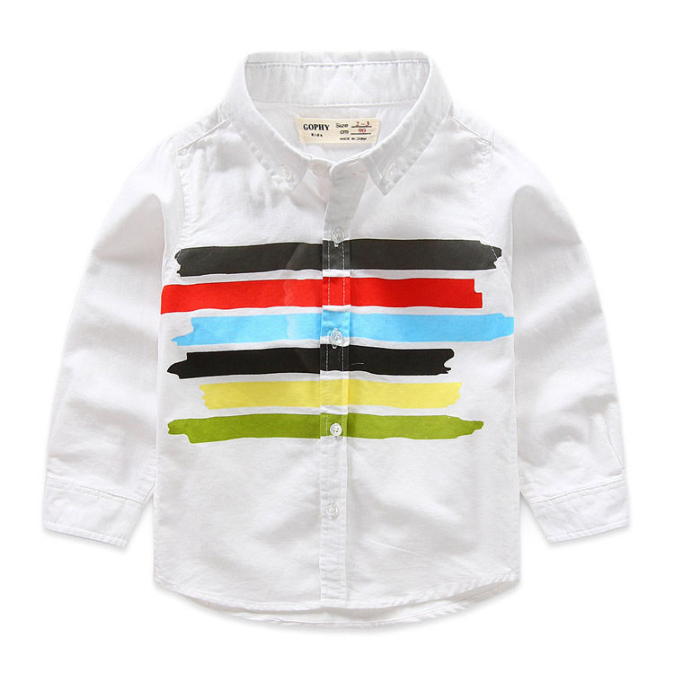 Chemise garcon à manche longue - Ref 2076689 Image 4