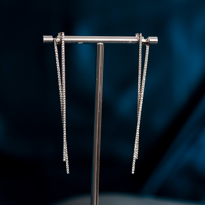 清仓纯银耳环设计感几何耳钉耳坠欧美夸张耳饰复古女晚礼服配饰12