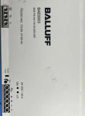 检修BALLUFF巴鲁夫电源 BAE0003详询