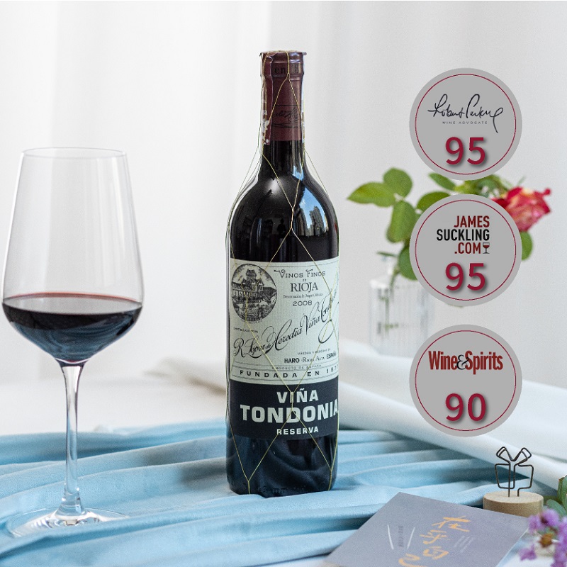 西班牙里奥哈rioja土豆泥唐园珍藏干红葡萄酒tondonia