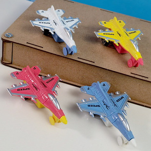 儿童男孩仿真迷你塑料回力小飞机玩具车节日奖励礼品幼儿园礼物MM