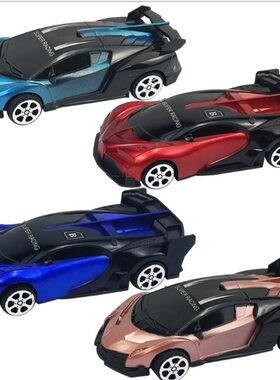 儿童男孩拉线小汽车回力玩具车