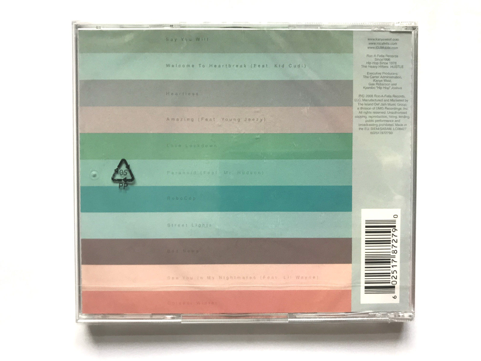 Kanye West 808s & Heartbreak CD Official Brand New - Taobao product photo 2