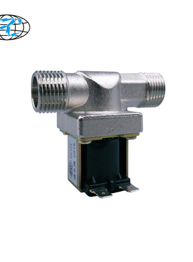 电磁进水阀12v24v220v铜4分直通食品高温饮水开水器太阳能开关阀