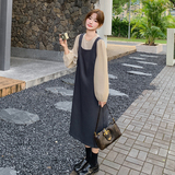 现货！数据好韩版小衫+连衣裙两件套套装159-0961P135K188，女装套装/套裙，浙宝159