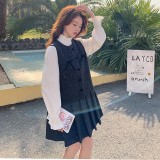 新款！白色衬衫+亮片毛呢裙两件套装159-740P165K248，女装套装/套裙，浙宝159