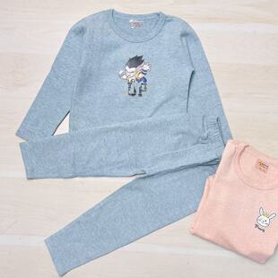 0885偏小一码 120 秋冬厚款 B03旺加厚舒绒无骨可开裆秋衣套装