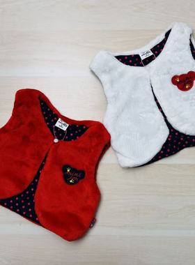 B311杰米熊加棉小披肩马甲1451