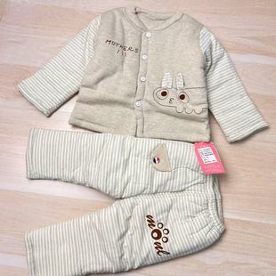 B611鹰加厚夹棉套装 2052小猫