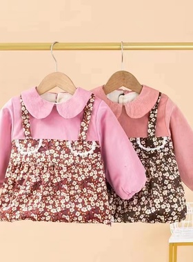 B04小逗号加棉罩衣碎花5156