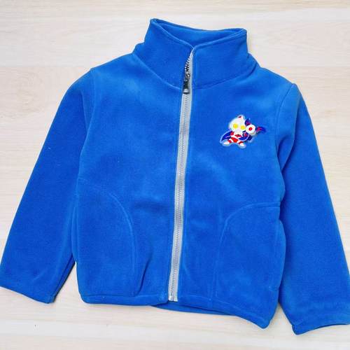 B611厚款双面加绒棒球服质量超赞5105兰色便宜清100-120