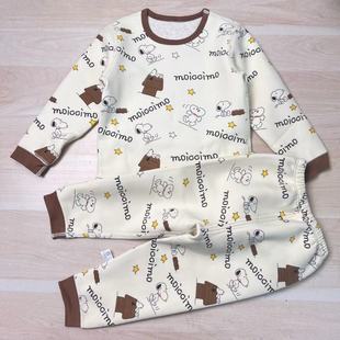 儿童保暖内衣 B01 蚕丝羊绒套装 校服神器套装 真好看0852 新款