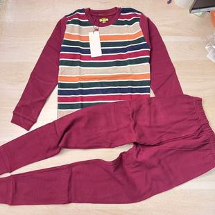 B812达加厚舒绒秋衣套中童130 0855 160有潮味