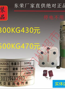 包邮厂家直销东荣电机储电交直流电动卷帘闸门车库门DR24JDC5 3