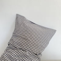 Japanese-style washed cotton pillowcase, Muji same style, 48*74cm simple striped pillowcase, single pillowcase, 1 pair, 2 thumbnail 8
