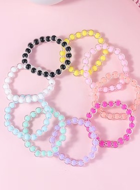3-6岁中大童内彩珠亚克力手链