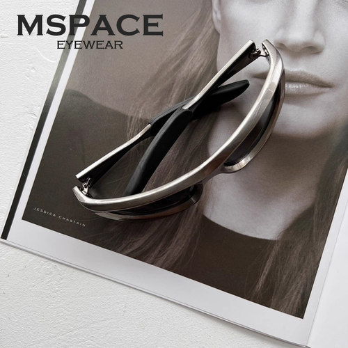 mspace骑行遮阳不规则Y2K墨镜