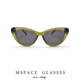 mspace2024欧美TR90尼龙镜片防紫外线猫眼女太阳镜男墨镜偏光网红