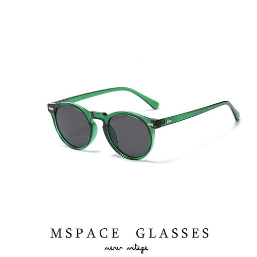 mspace偏光墨镜圆形日韩男女