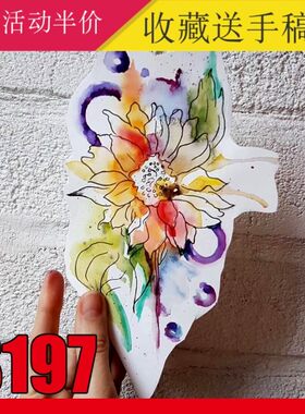 花卉花朵图片素花图案纹身手稿册ins平面设计艺术素材ps绘画资料
