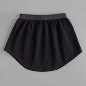 韩版 小白裙百搭屁帘子卫衣伴侣叠穿神器衬衫 假下摆内搭打底下摆裙