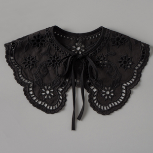 蕾丝领百搭毛衣领 饰领韩版 减龄娃娃领夏季 配裙披肩假领子女外搭装