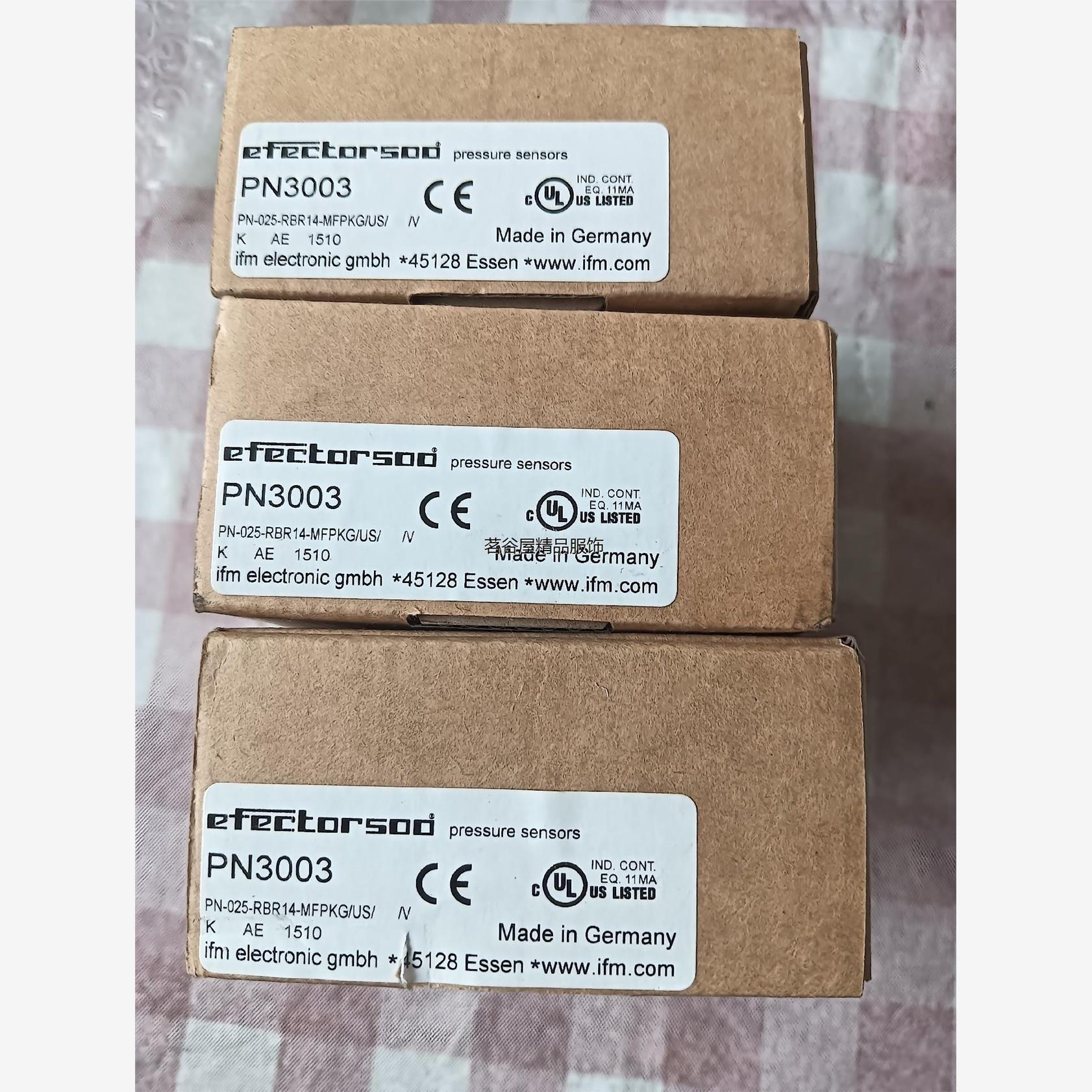 现货工程剩余全新原装易福门PN3003，现货3个。yq议价