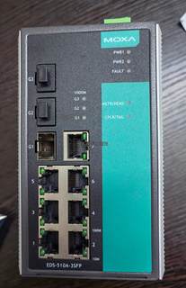 全新摩莎moxa管理型交换机EDS-510A-3SFP-T，议价